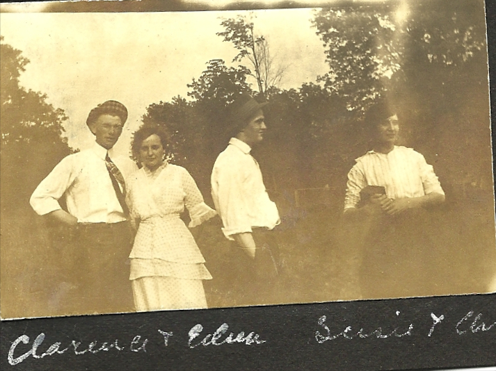 old photo of young adults